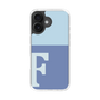Slim Protection Case［ オリジナル - initial two tone - F blue ］