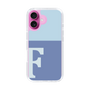Slim Protection Case［ オリジナル - initial two tone - F blue ］