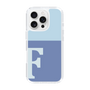 Slim Protection Case［ オリジナル - initial two tone - F blue ］