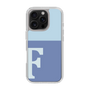 Slim Protection Case［ オリジナル - initial two tone - F blue ］