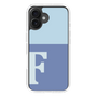 Slim Protection Case［ オリジナル - initial two tone - F blue ］