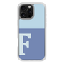 Slim Protection Case［ オリジナル - initial two tone - F blue ］