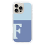 Slim Protection Case［ オリジナル - initial two tone - F blue ］