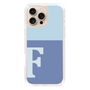 Slim Protection Case［ オリジナル - initial two tone - F blue ］