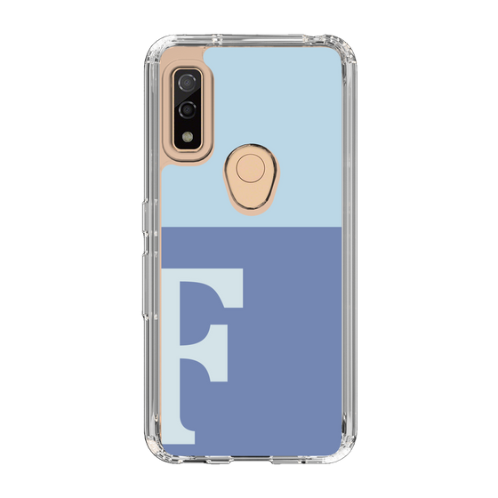 Slim Protection Case［ Original - initial two tone - F blue ］