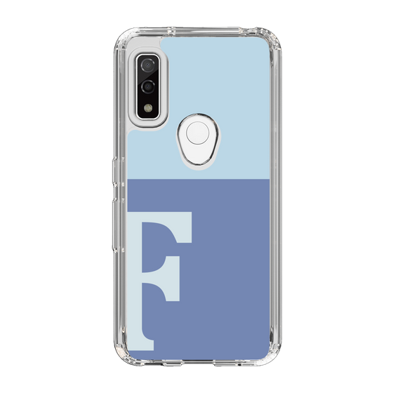 Slim Protection Case［ Original - initial two tone - F blue ］