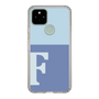 Slim Protection Case［ Original - initial two tone - F blue ］