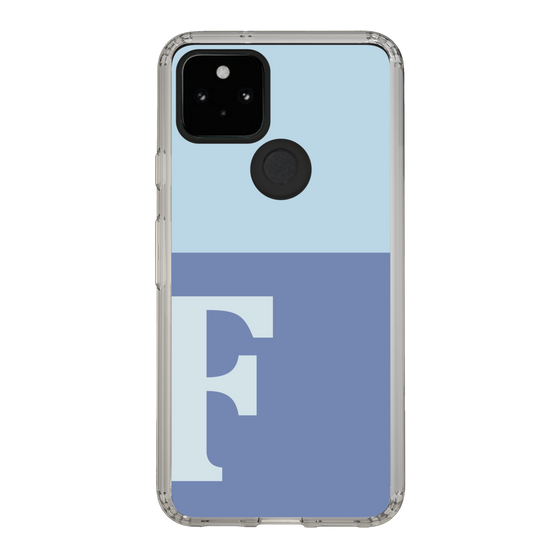 Slim Protection Case［ Original - initial two tone - F blue ］
