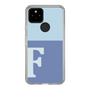Slim Protection Case［ Original - initial two tone - F blue ］