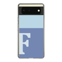 Slim Protection Case［ Original - initial two tone - F blue ］