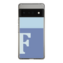 Slim Protection Case［ Original - initial two tone - F blue ］