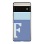 Slim Protection Case［ Original - initial two tone - F blue ］