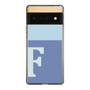 Slim Protection Case［ Original - initial two tone - F blue ］