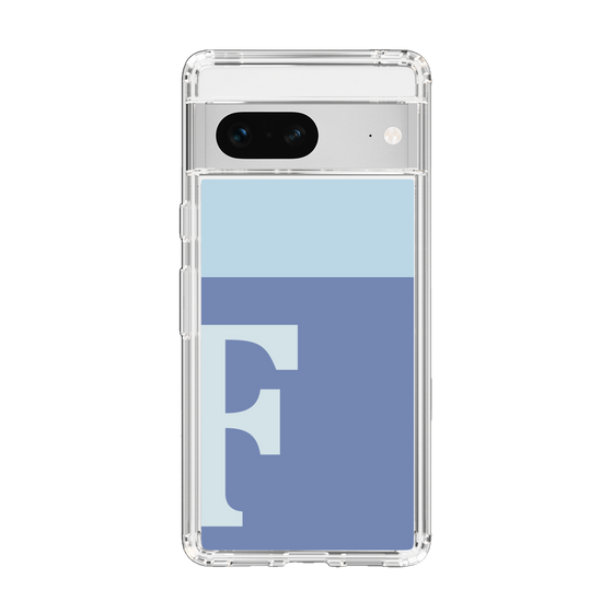 Slim Protection Case［ Original - initial two tone - F blue ］