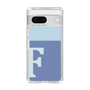 Slim Protection Case［ Original - initial two tone - F blue ］