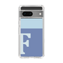 Slim Protection Case［ Original - initial two tone - F blue ］