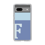 Slim Protection Case［ Original - initial two tone - F blue ］