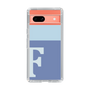 Slim Protection Case［ Original - initial two tone - F blue ］