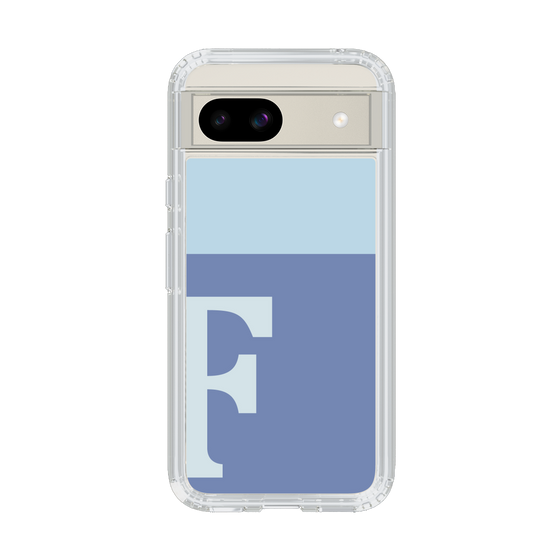 Slim Protection Case［ Original - initial two tone - F blue ］