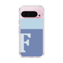 Slim Protection Case［ Original - initial two tone - F blue ］