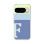 Slim Protection Case［ Original - initial two tone - F blue ］