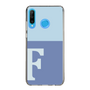 Slim Protection Case［ Original - initial two tone - F blue ］