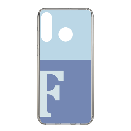 Slim Protection Case［ Original - initial two tone - F blue ］