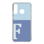 Slim Protection Case［ Original - initial two tone - F blue ］