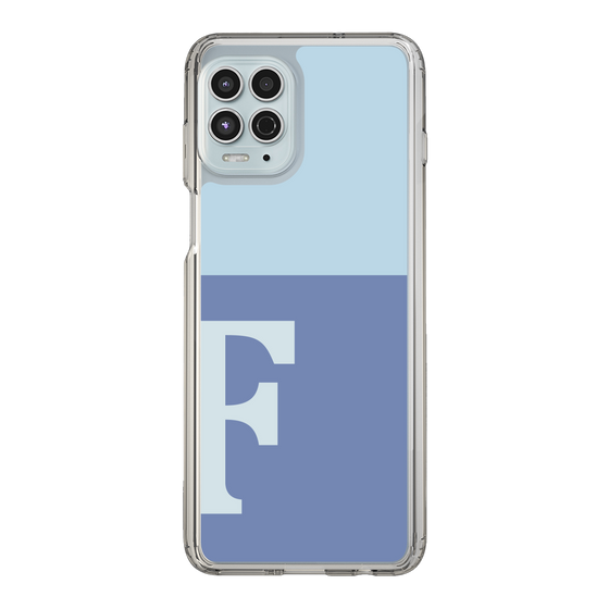 Slim Protection Case［ Original - initial two tone - F blue ］