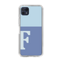 Slim Protection Case［ Original - initial two tone - F blue ］