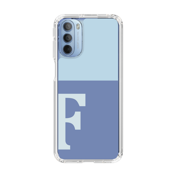 Slim Protection Case［ Original - initial two tone - F blue ］