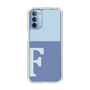 Slim Protection Case［ Original - initial two tone - F blue ］
