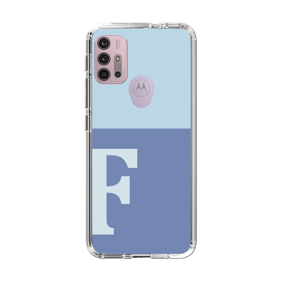 Slim Protection Case［ Original - initial two tone - F blue ］