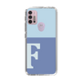 Slim Protection Case［ Original - initial two tone - F blue ］