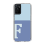 Slim Protection Case［ Original - initial two tone - F blue ］
