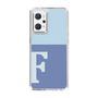 Slim Protection Case［ Original - initial two tone - F blue ］
