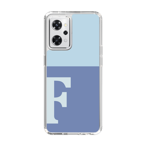 Slim Protection Case［ オリジナル - initial two tone - F blue ］