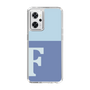 Slim Protection Case［ オリジナル - initial two tone - F blue ］