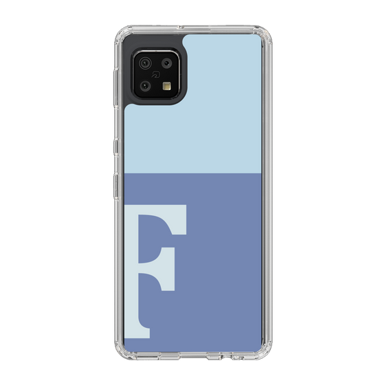 Slim Protection Case［ Original - initial two tone - F blue ］