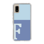 Slim Protection Case［ Original - initial two tone - F blue ］