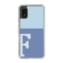 Slim Protection Case［ Original - initial two tone - F blue ］