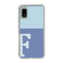 Slim Protection Case［ Original - initial two tone - F blue ］
