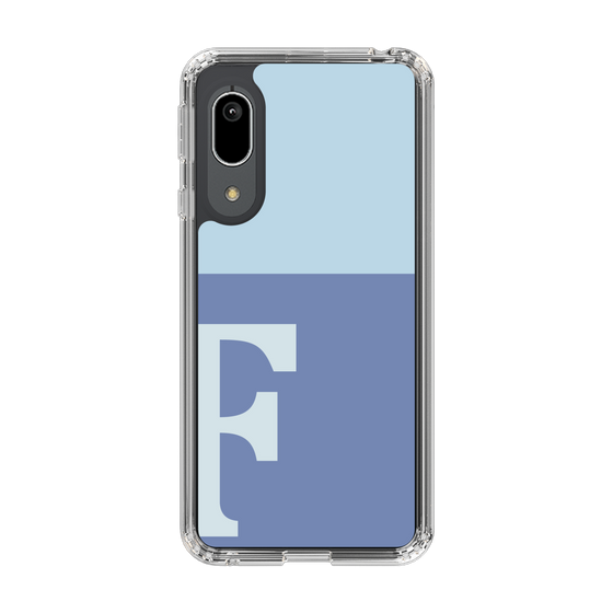 Slim Protection Case［ Original - initial two tone - F blue ］