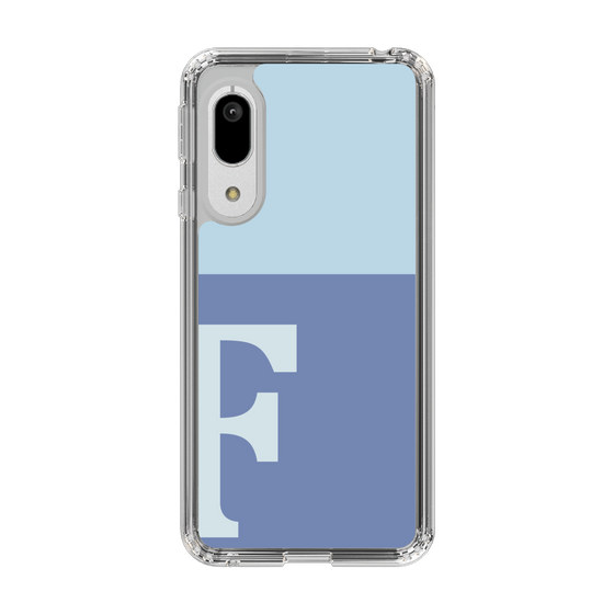 Slim Protection Case［ Original - initial two tone - F blue ］