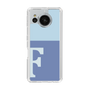 Slim Protection Case［ Original - initial two tone - F blue ］