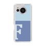 Slim Protection Case［ Original - initial two tone - F blue ］
