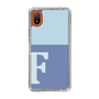 Slim Protection Case［ Original - initial two tone - F blue ］