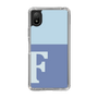 Slim Protection Case［ Original - initial two tone - F blue ］