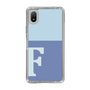 Slim Protection Case［ Original - initial two tone - F blue ］