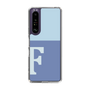Slim Protection Case［ Original - initial two tone - F blue ］